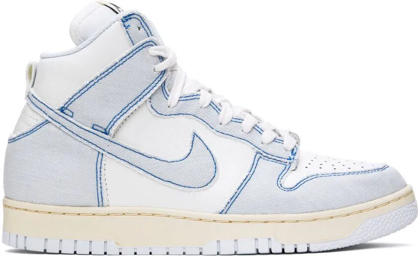 Nike Blue & White Dunk High 85 Sneakers