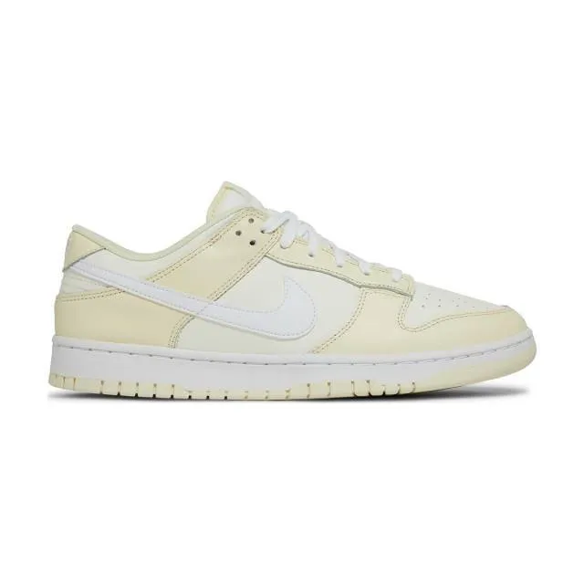 Nike dunk low (coconut milk/ white/ sail/ yellow) men us 8-13 dj6188-100