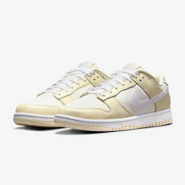 Nike dunk low (coconut milk/ white/ sail/ yellow) men us 8-13 dj6188-100