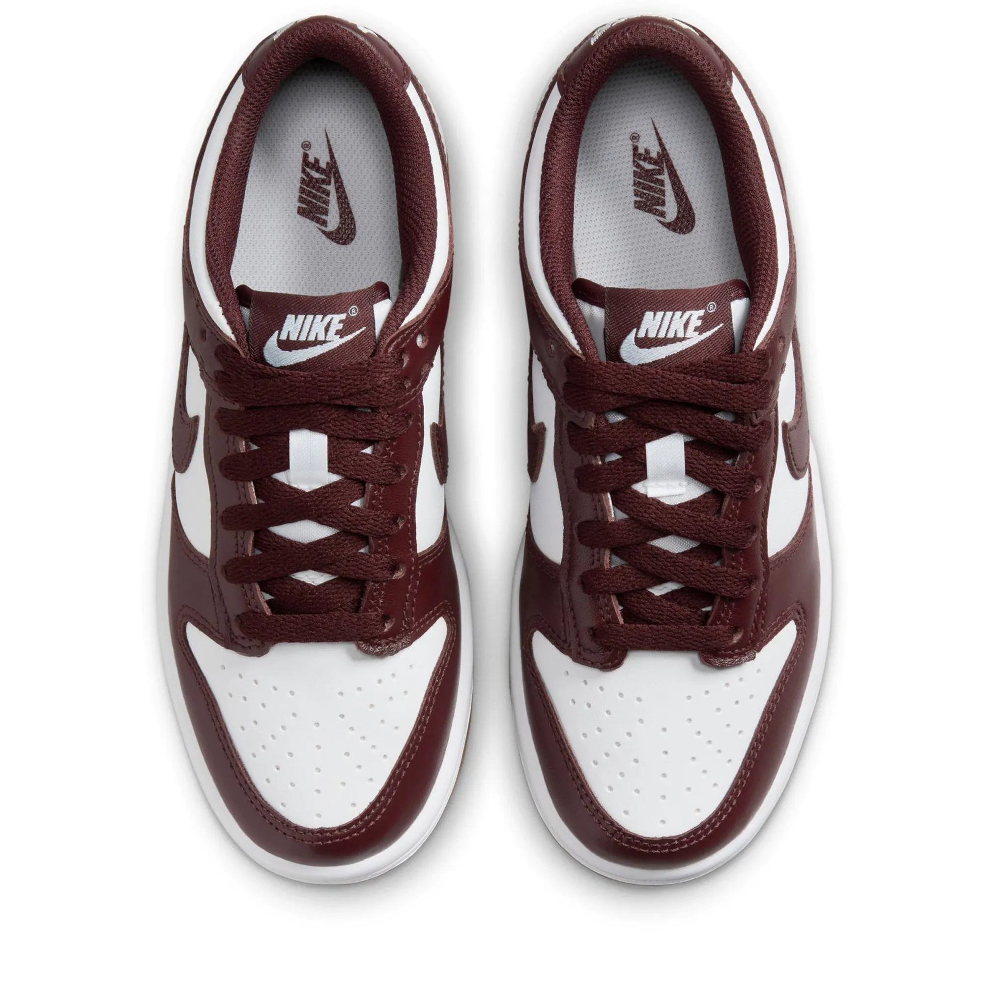 Nike Dunk Low (GS) - White/Burgundy Crush