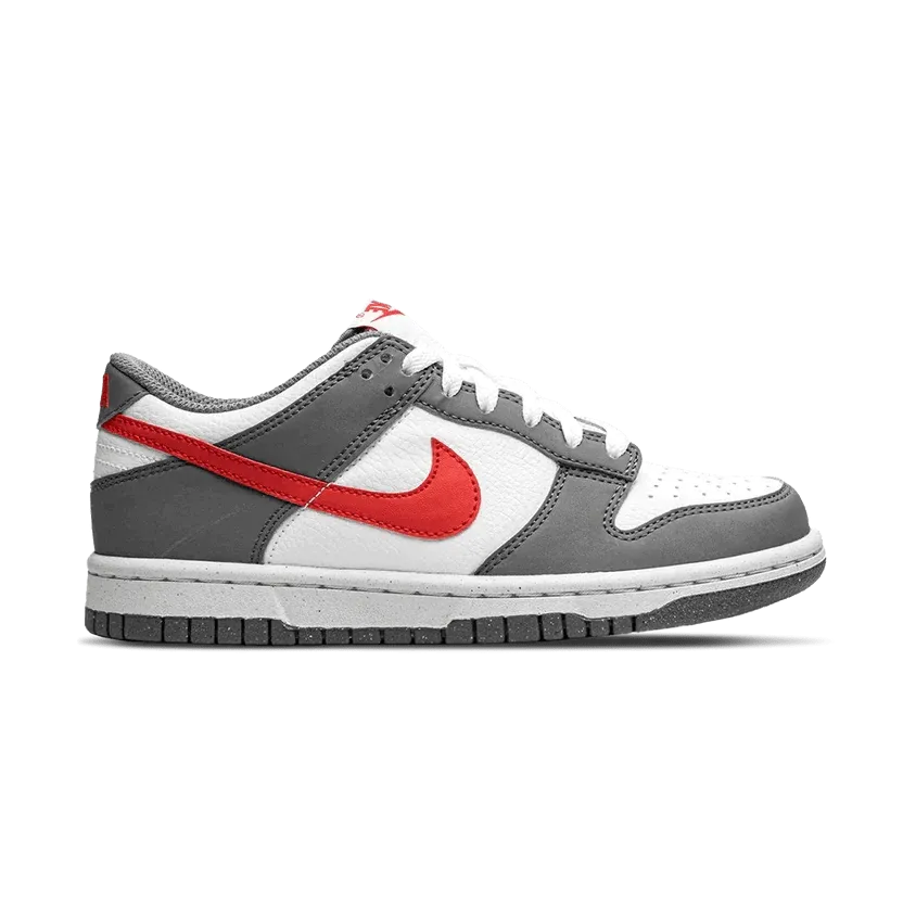 Nike Dunk Low Next Nature GS 'Smoke Grey Light Crimson' - OUTLET