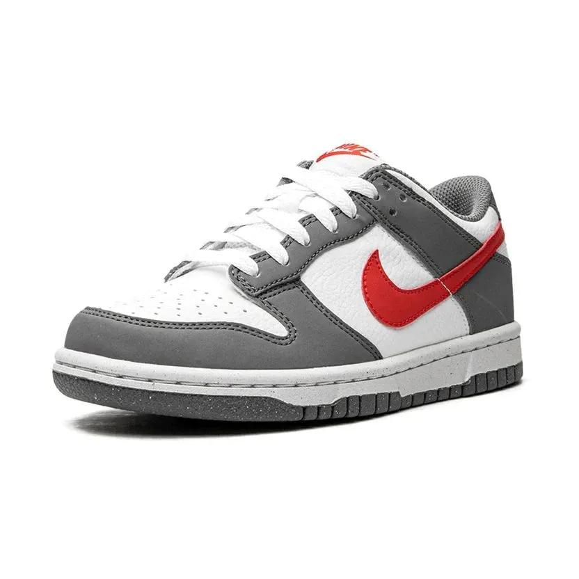 Nike Dunk Low Next Nature GS 'Smoke Grey Light Crimson' - OUTLET