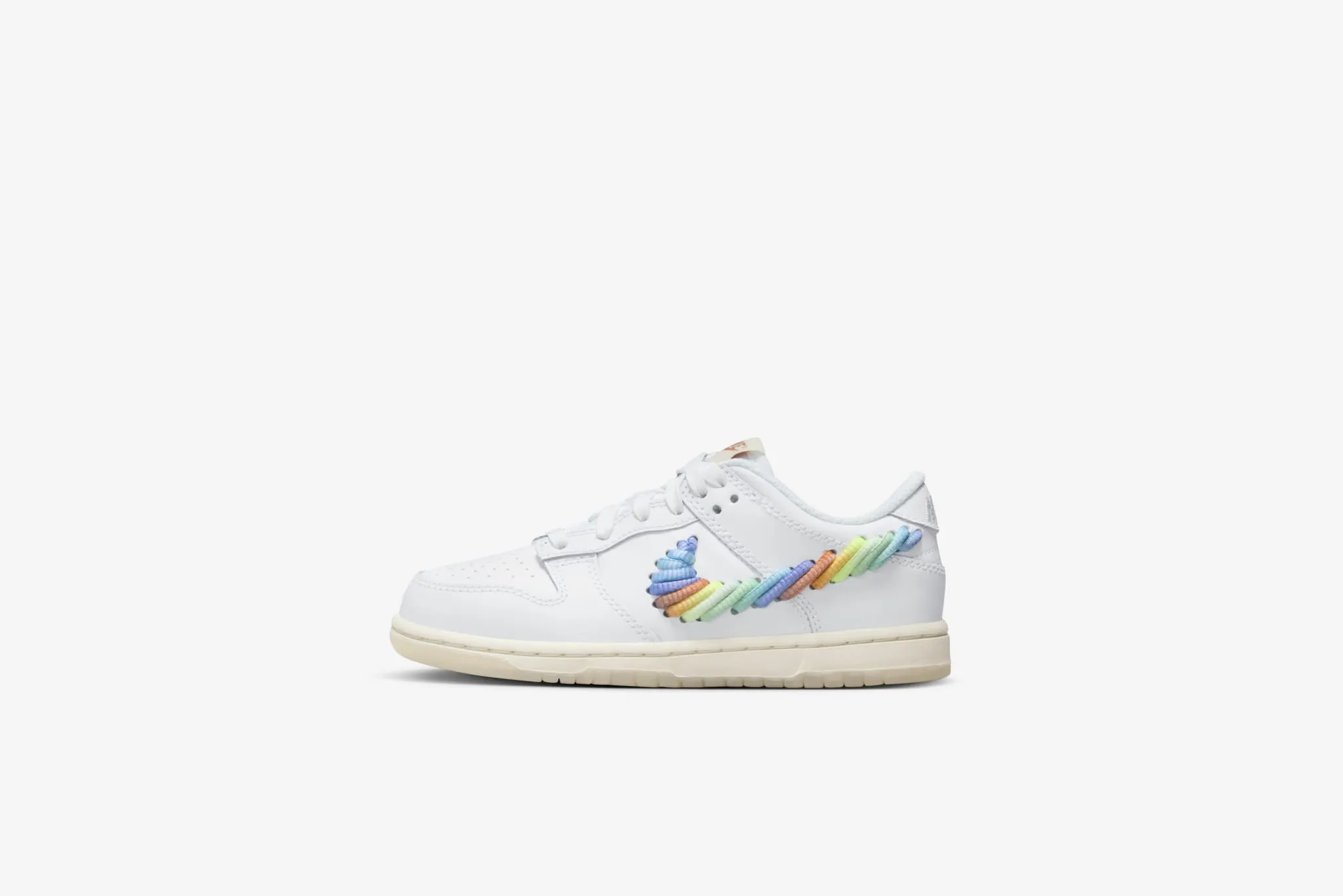 Nike Dunk Low SE PS - White/Multi-Color-Dark Pony