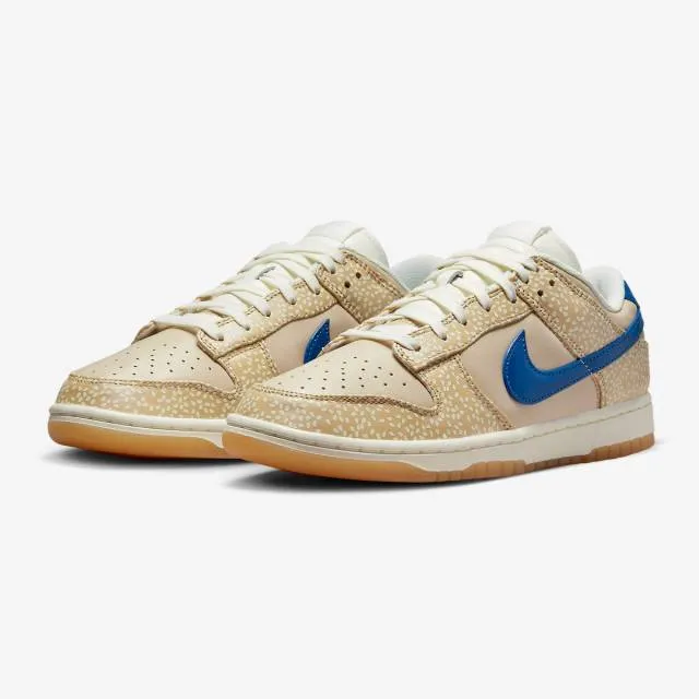 Nike dunk low (sesame/ light brown/ blue jay/ sail/ sanddrift/ white/ university gold) men us 8-13 d