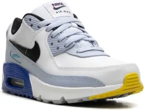 Nike Kids Air Max 90 LTR White sneakers Blue