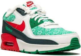 Nike Kids Air Max 90 SE Christmas Edition sneakers White