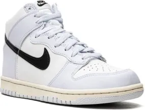 Nike Kids Dunk High Aluminum sneakers White