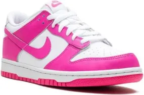 Nike Kids Dunk Low Laser Fuchsia sneakers White