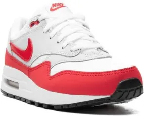 Nike Kids Nike Air Max 1 GS White Neutral Grey Sports Red