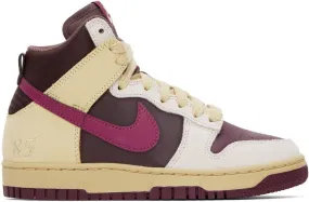 Nike Off-White & Burgundy Dunk High 1985 Sneakers