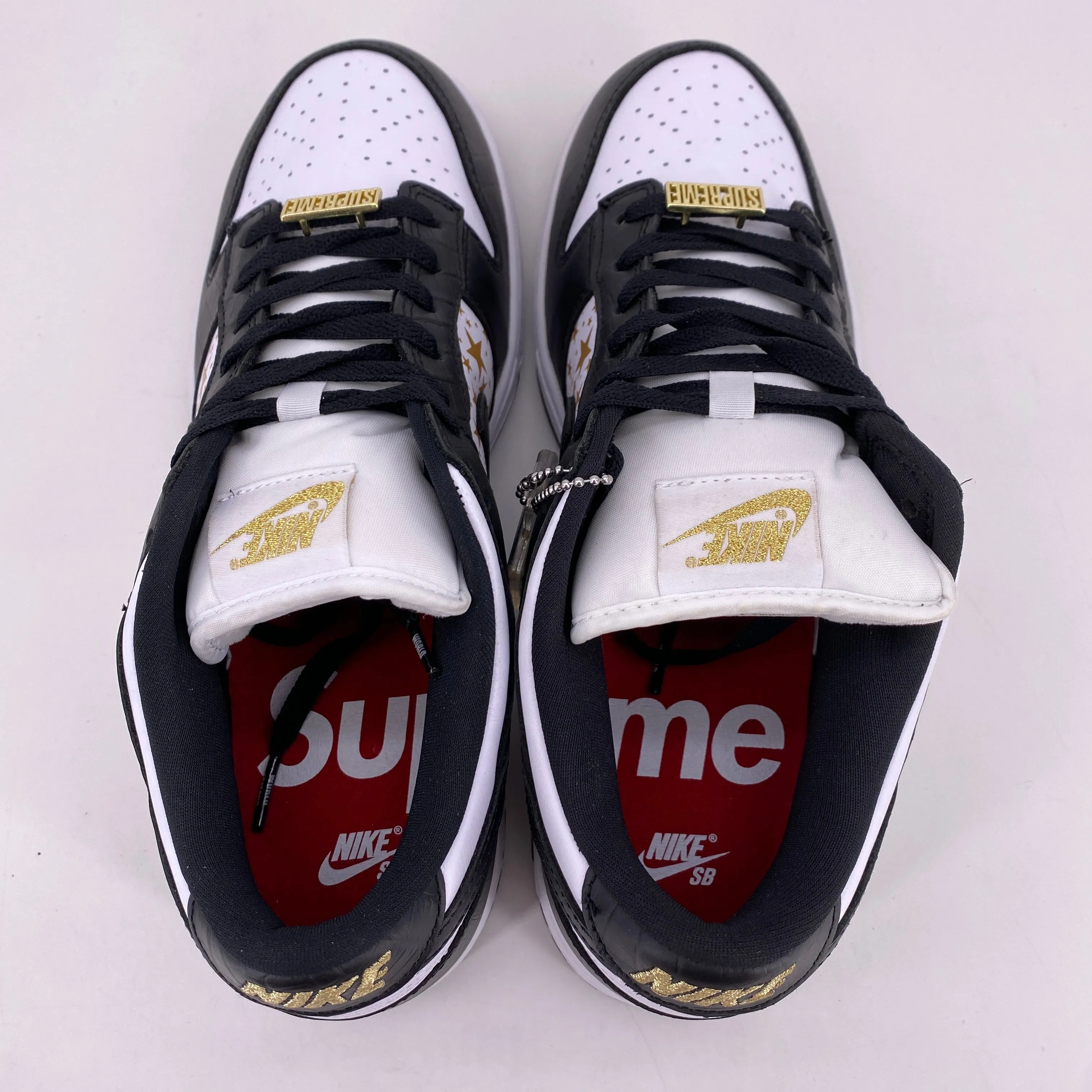 Nike SB Dunk Low OG QS Supreme Black 2021 New Size 9.5