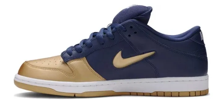 Nike SB Dunk Low - Supreme Jewel Swoosh Gold