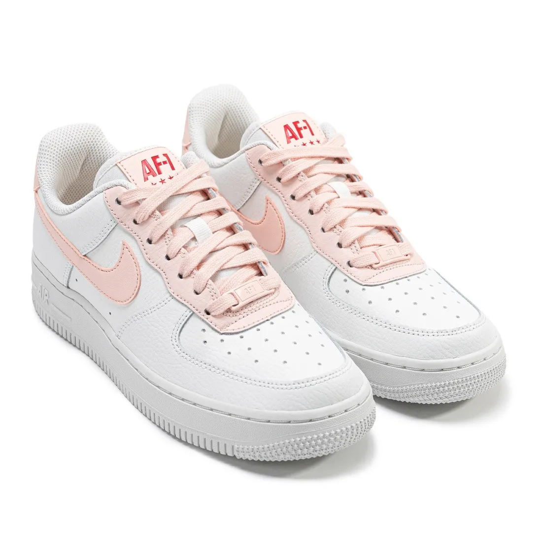 Nike Women Air Force 1 '07 (summit white / university red-pale coral)