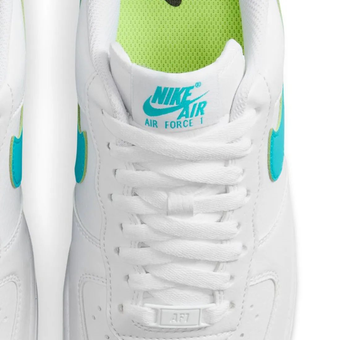 Nike Women Air Force 1 '07 (white / dusty cactus-white-volt)