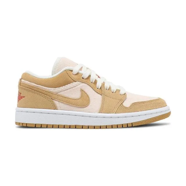 Nike Women's Air Jordan 1 Low SE (Twine/ Orange Quartz/ Sail