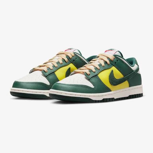 Nike Women's Dunk Low (Noble Green/ Sail/ Opti Yellow/ P...