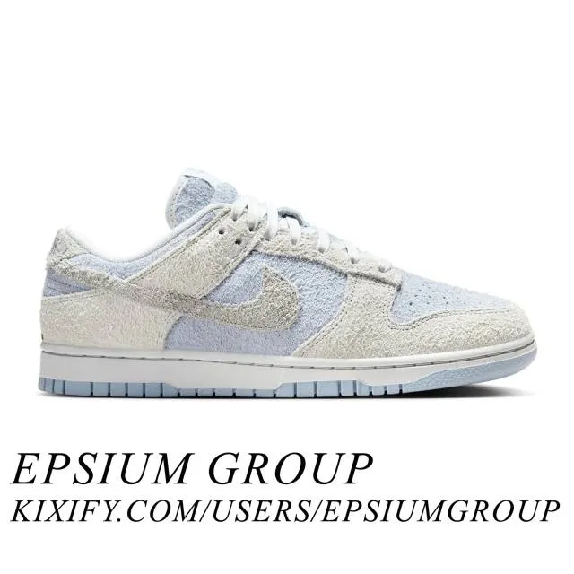 Nike women's dunk low (photon dust armory blue/ grey/photon dust/ light smoke grey/ light armory blue) sizes 5-12 fz3779-025