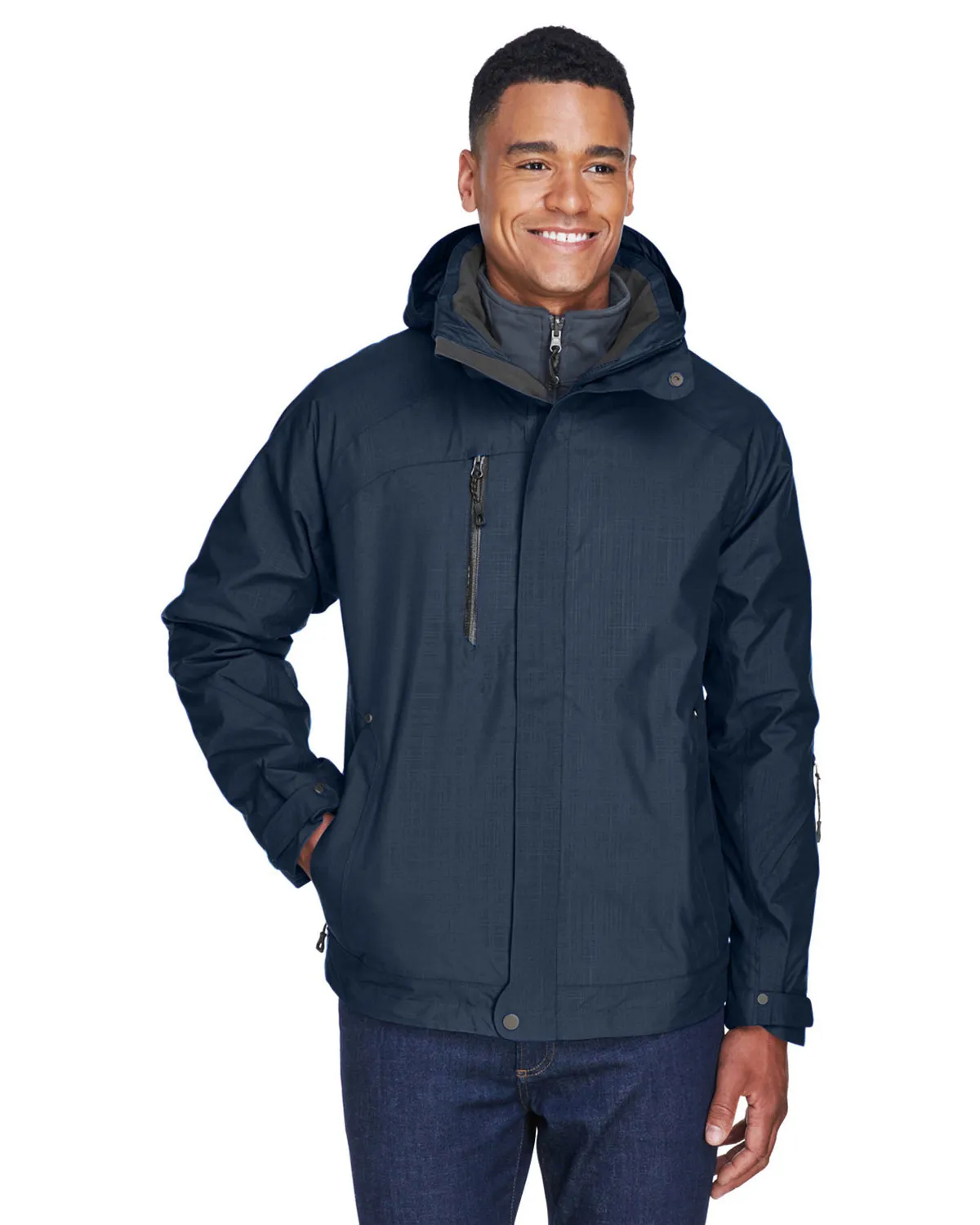 North End 88178 Men Caprice 3-In-1 Jacket With Soft Shell Liner