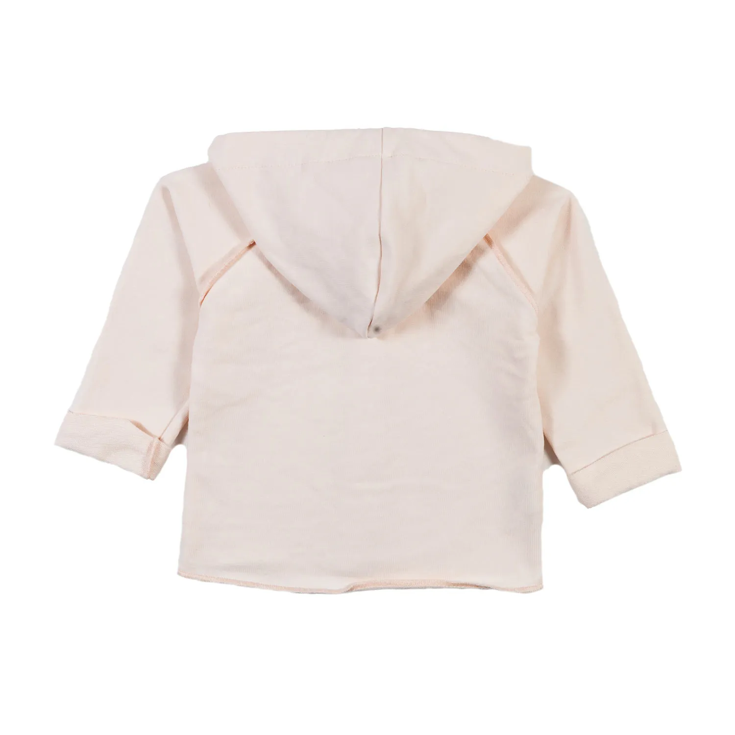 One More In The Family Pale Pink Elliot Sweat Jacket For Baby Girls