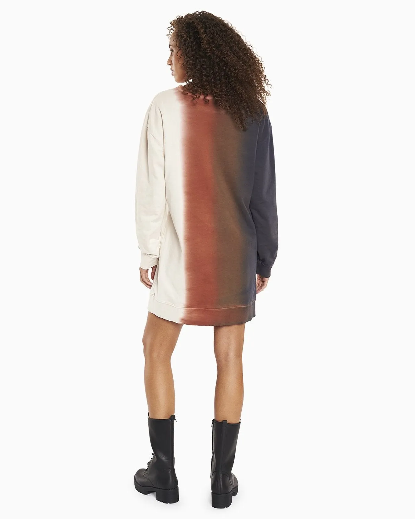 Organic Tie Dye Sweatshirt Dress Sweatshirt Dress