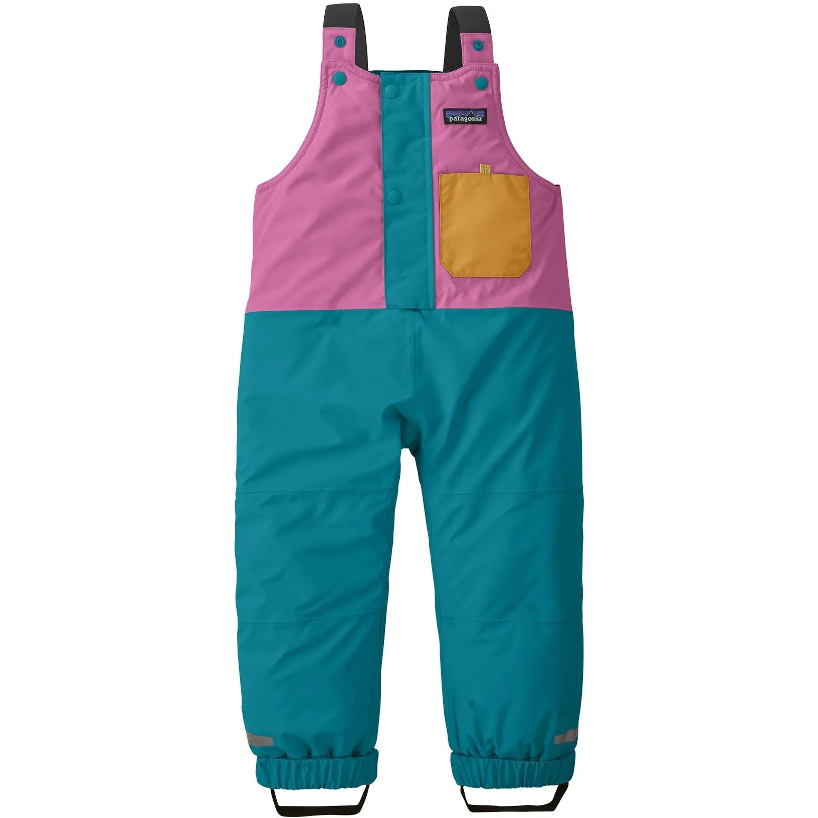 Patagonia Baby Snow Pile Bibs | Marble Pink