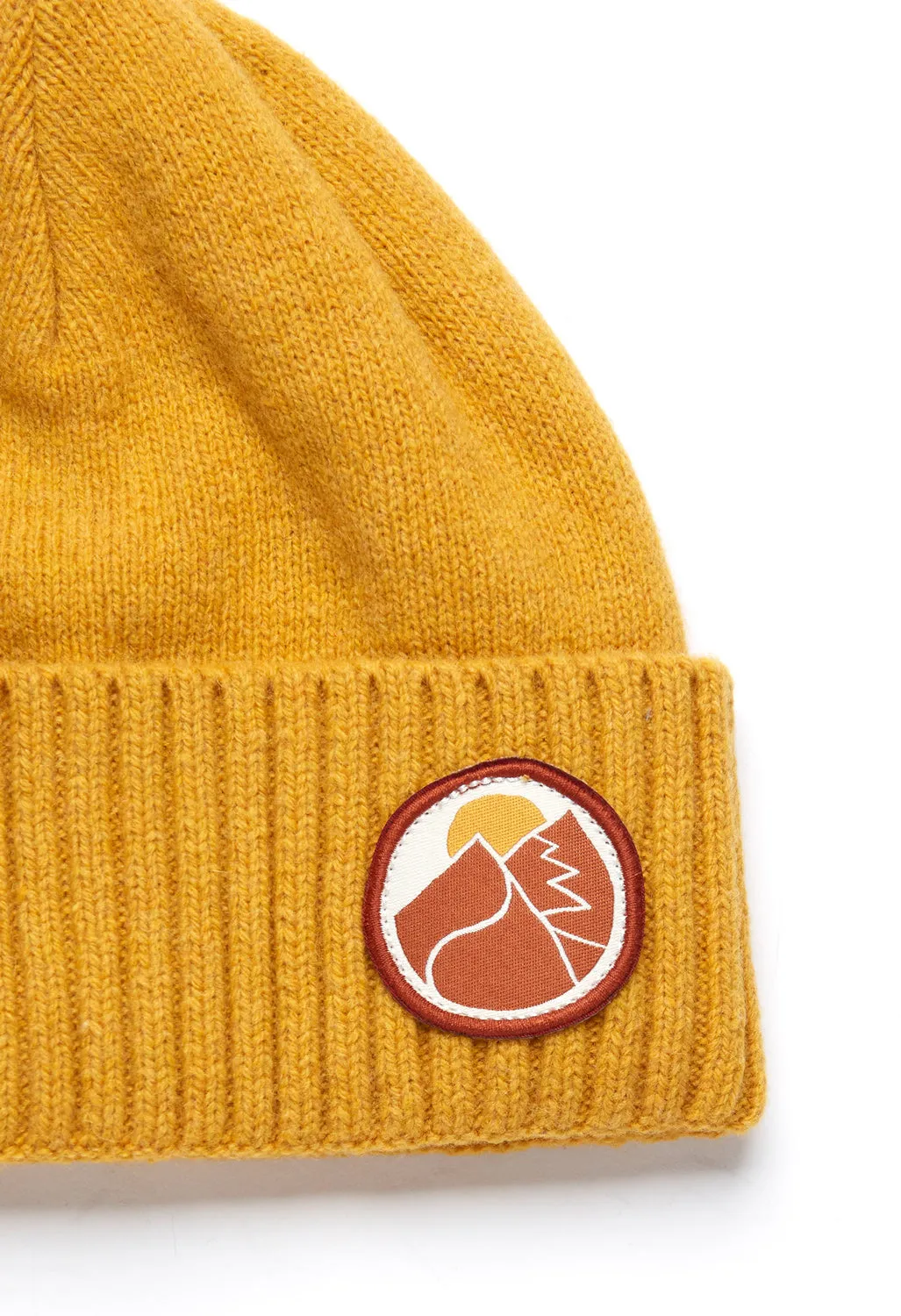 Patagonia Brodeo Beanie - Cabin Gold/Slow Going Patch