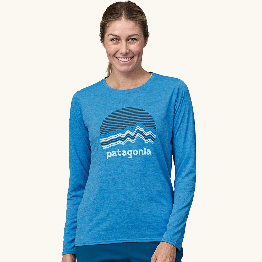 Patagonia Cap Cool Longsleeve - Ridge Rise Moonlight Vessel