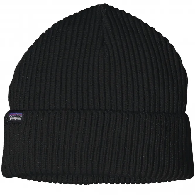 Patagonia Fisherman Rolled Beanie - Black