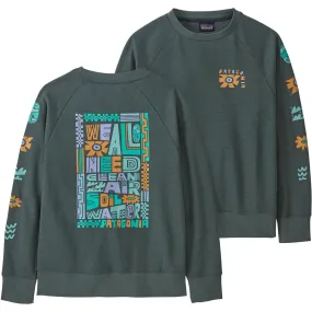 Patagonia K's LW Crew Sweatshirt | We All Need: Nouveau Green