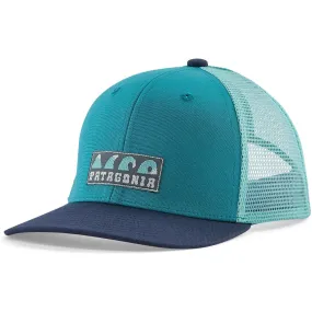 Patagonia K's Trucker Hat-Chasing Peaks: Belay Blue