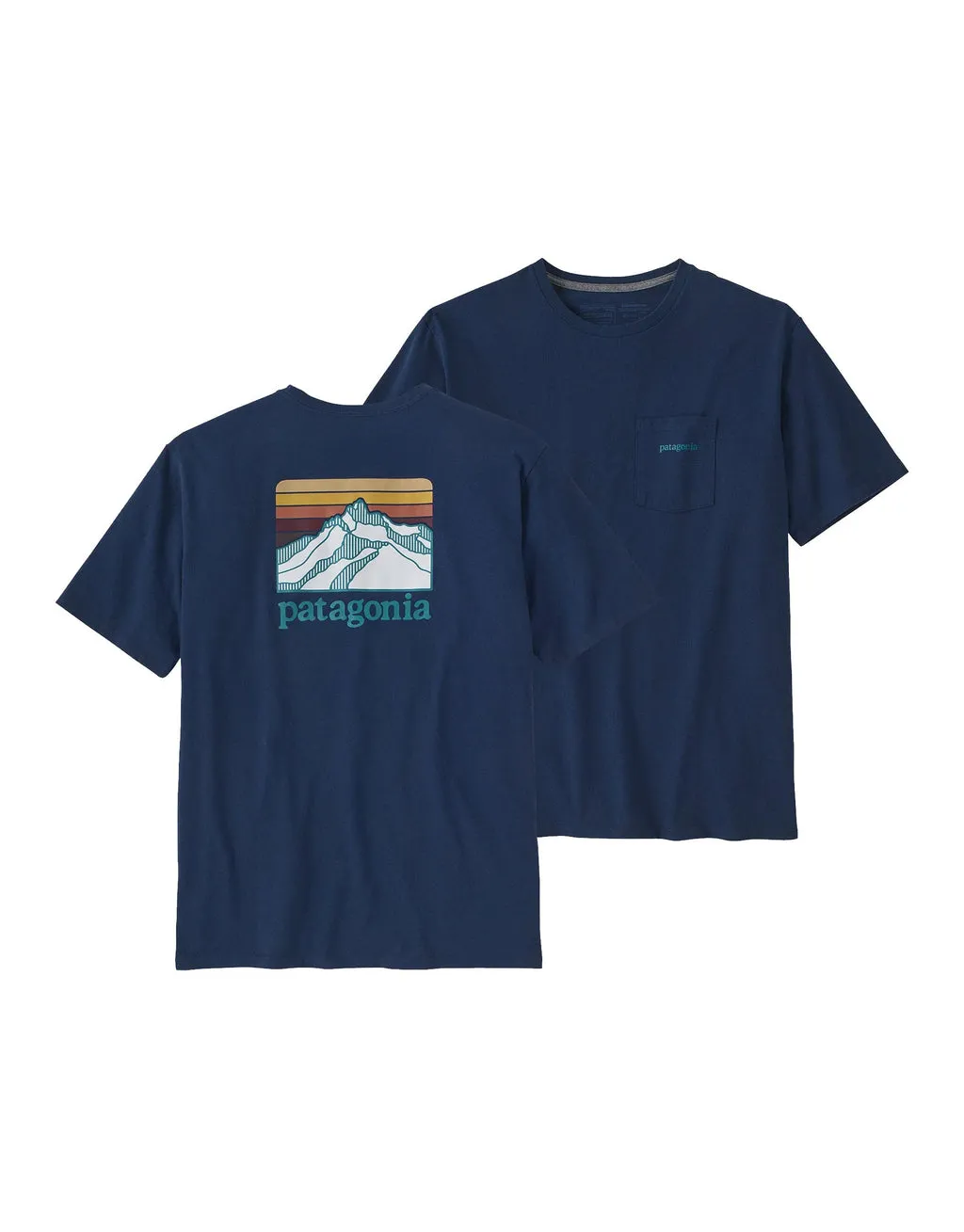 Patagonia Line Logo Ridge Pocket Responsibili-Tee