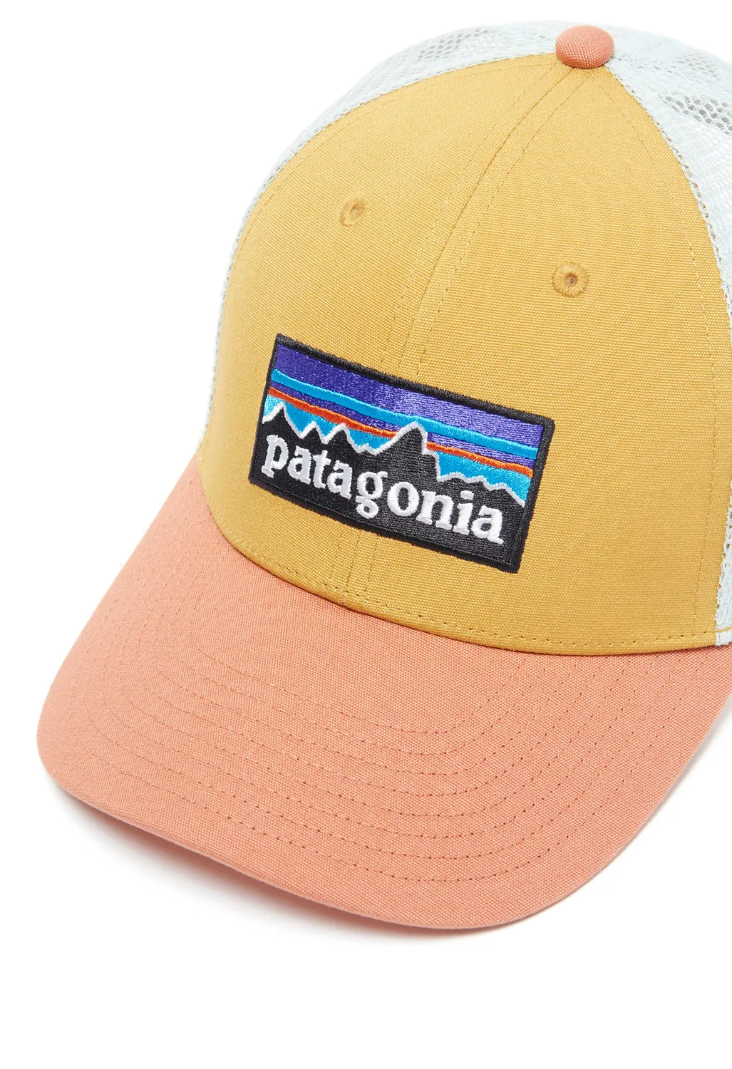 Patagonia P-6 Logo LoPro Trucker Hat - Pufferfish Gold