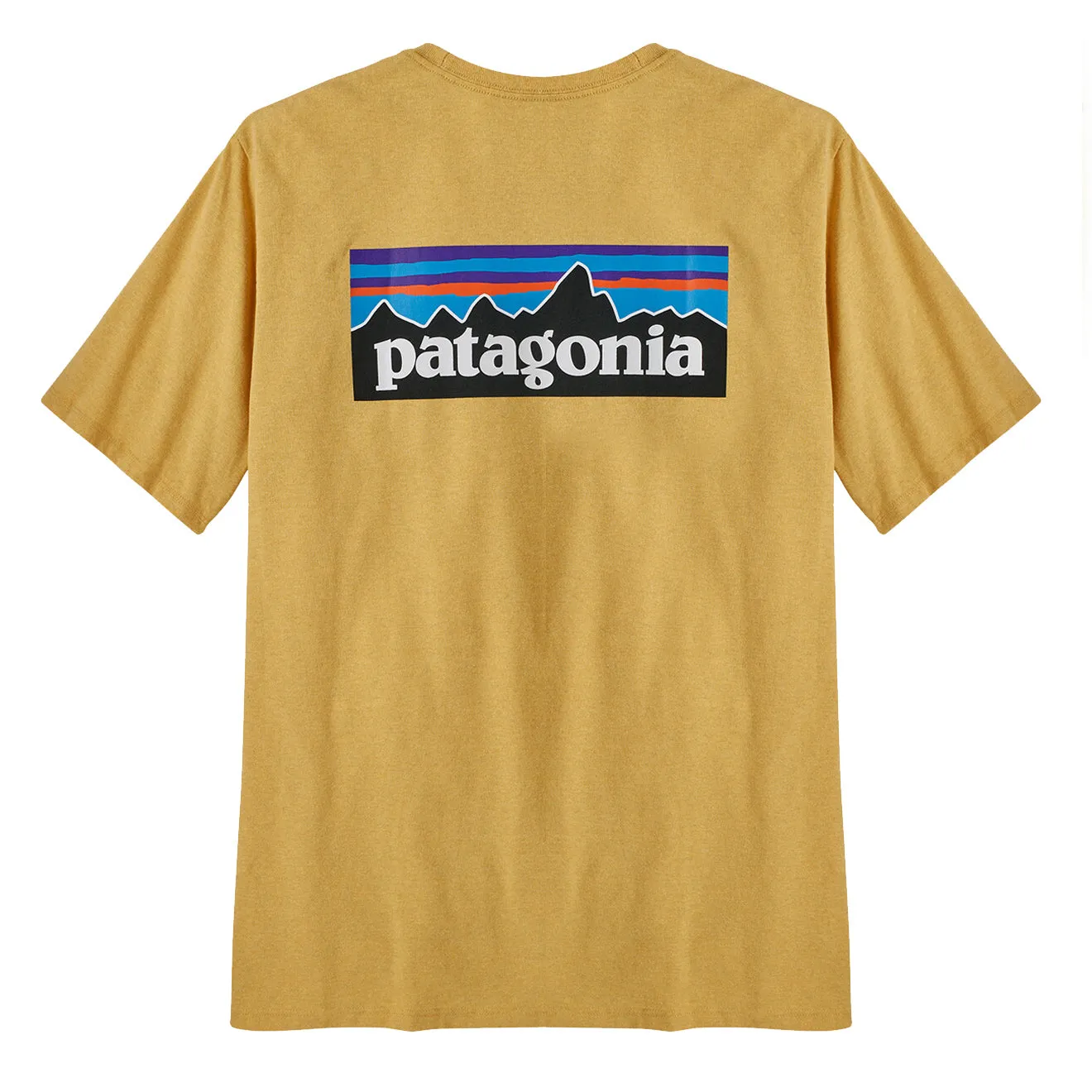 Patagonia P-6 Logo Responsibili Tee Surfboard Yellow