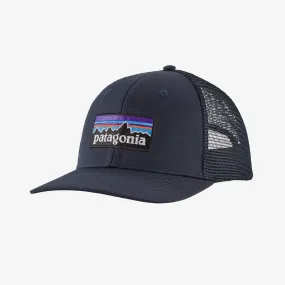 Patagonia P-6 Logo Trucker Hat - Navy Blue