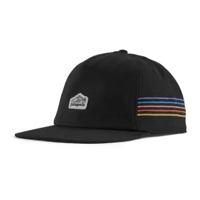 Patagonia Unisex Line Logo Ridge Stripe Funfarer Cap, Black