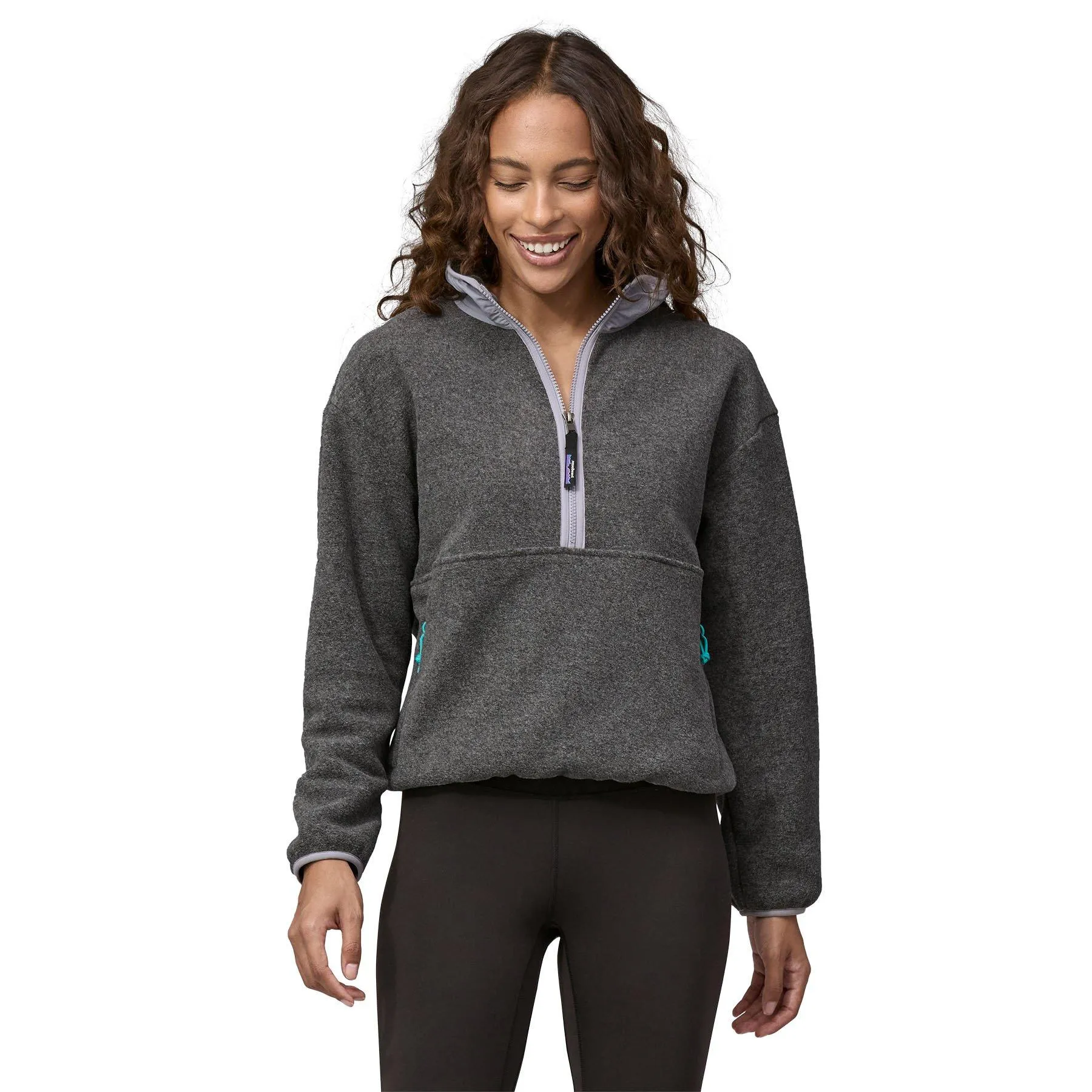 Patagonia Women's Synchilla Marsupial 1/2 Zip Fleece - Grey | Tiso