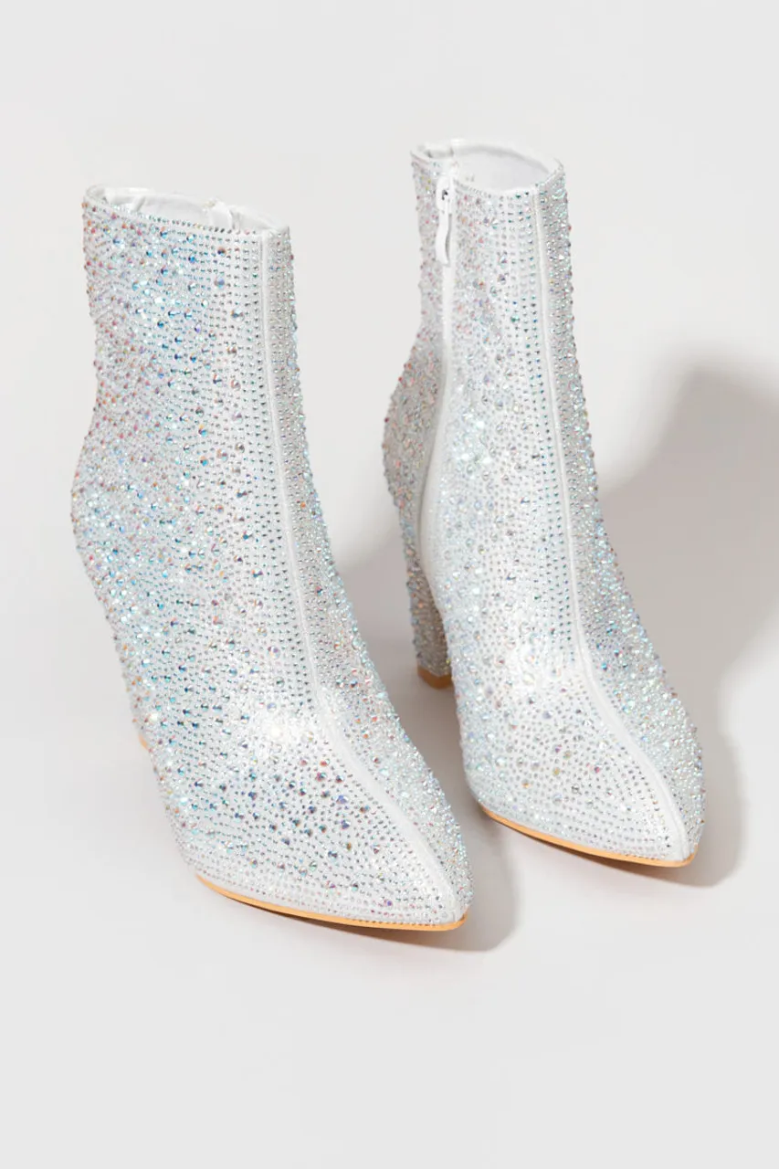 Patrica Rhinestone Ankle Boot