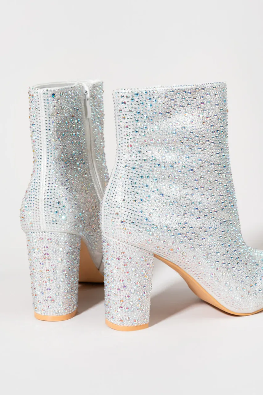 Patrica Rhinestone Ankle Boot