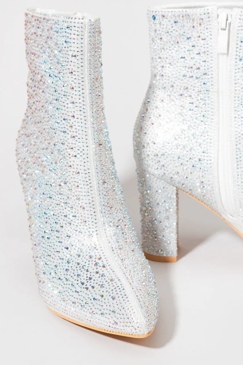 Patrica Rhinestone Ankle Boot