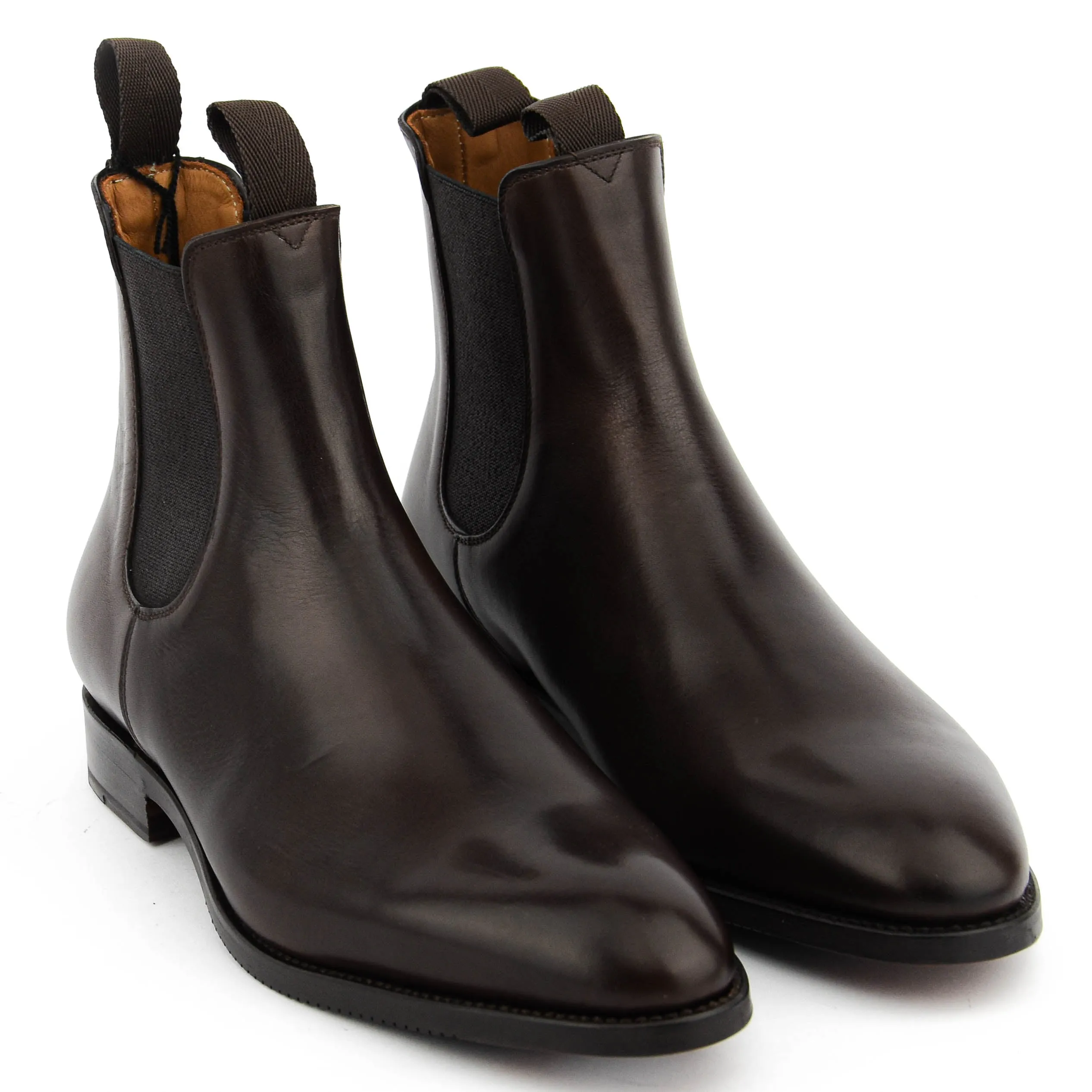 PAUL WARMER / SC  PAUL WARMER BESPOKE CHELSEA BOOT CHOCOLAT