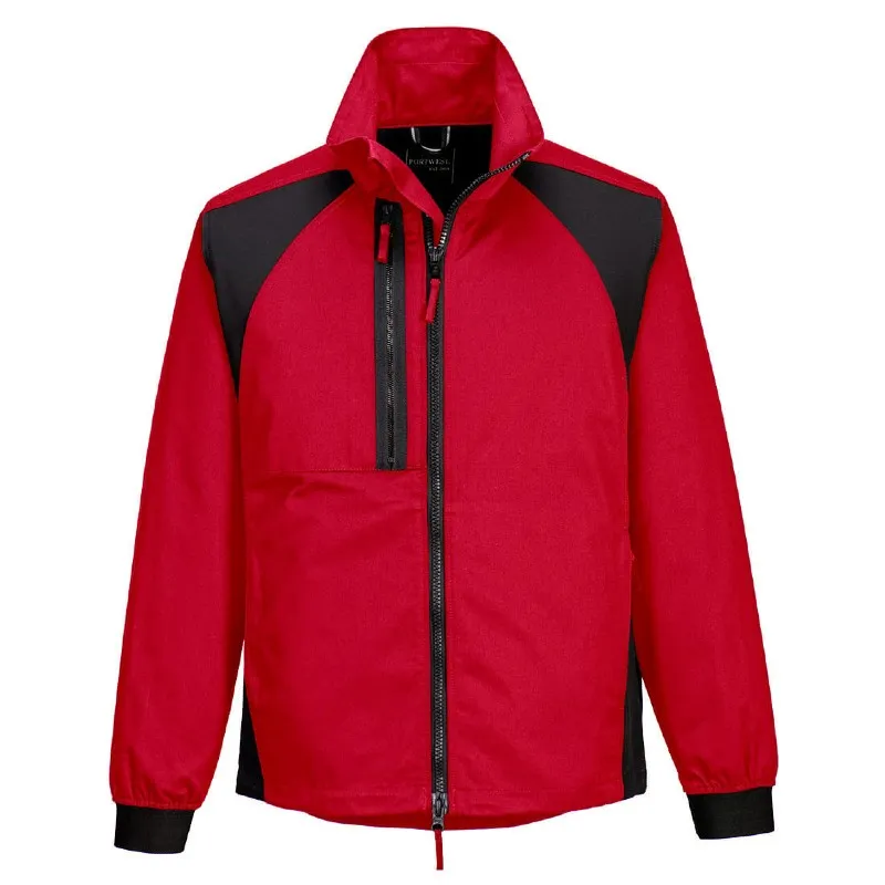 Portwest CD885 WX2 Eco Stretch-Panel Polycotton Work Jacket (Deep Red)