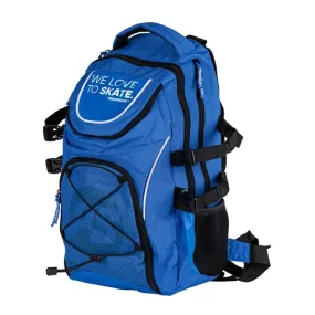 Powerslide We Love To Skate Blue Skate Backpack