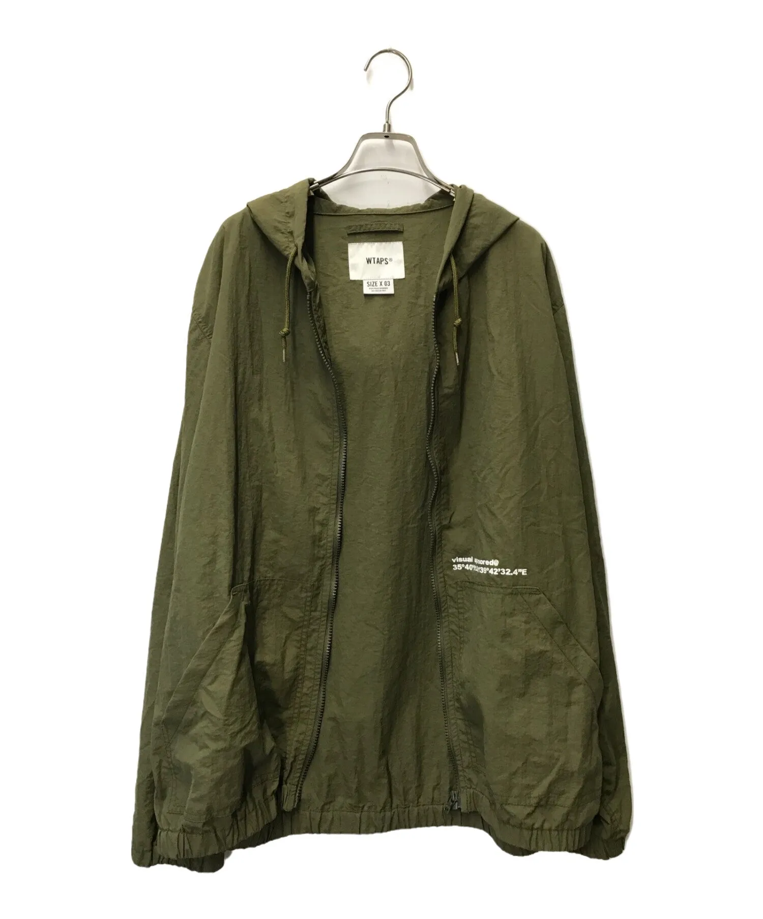 [Pre-owned] WTAPS SHADOW JACKET/221BRDT-JKM01/22SS/NYLON TAFFETA 221BRDT-JKM01