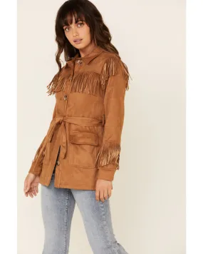 Product Name:  MINKPINK Women's Tan We Are Free Fringe Jacket