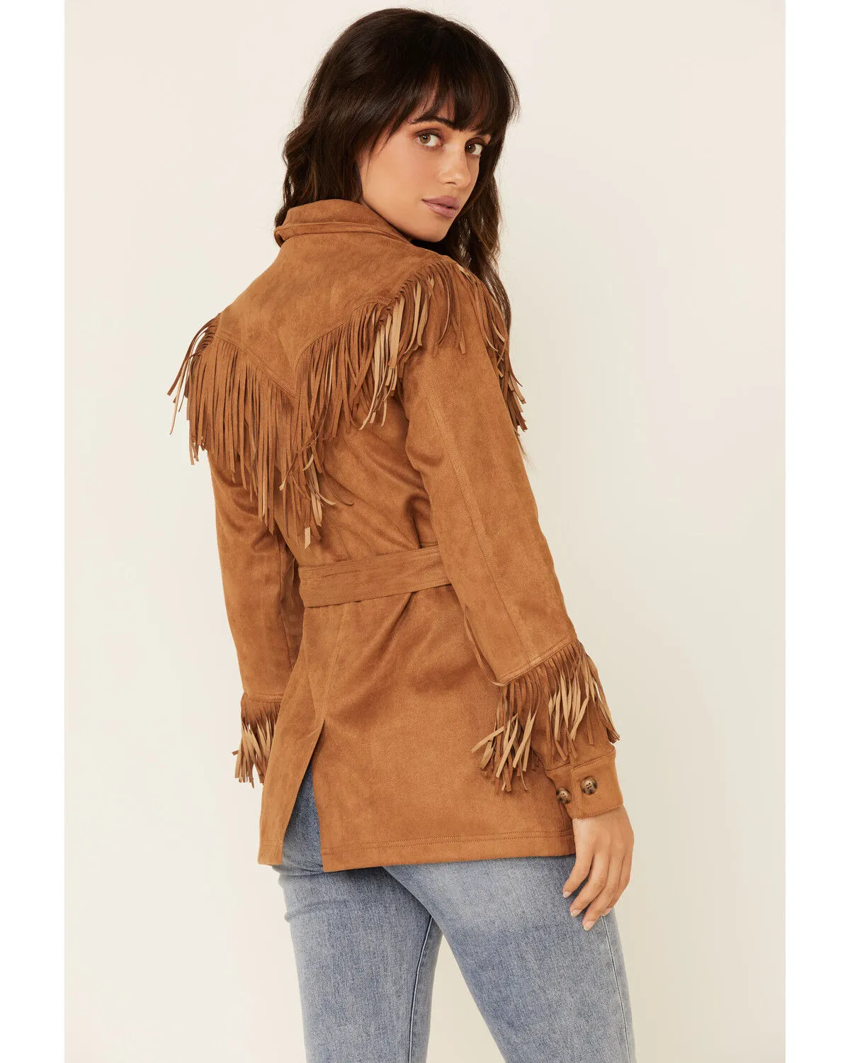 Product Name:  MINKPINK Women's Tan We Are Free Fringe Jacket