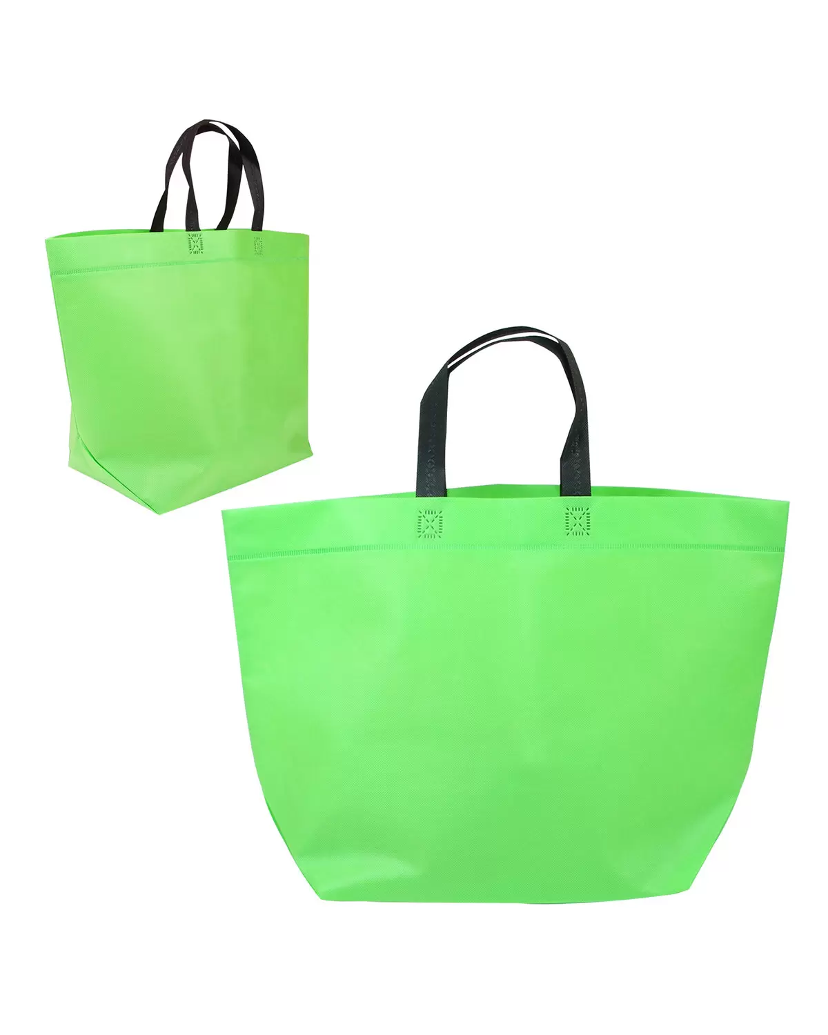 Promo Goods  BG208 Two-Tone Heat Sealed Non-Woven Tote SKU: BG208