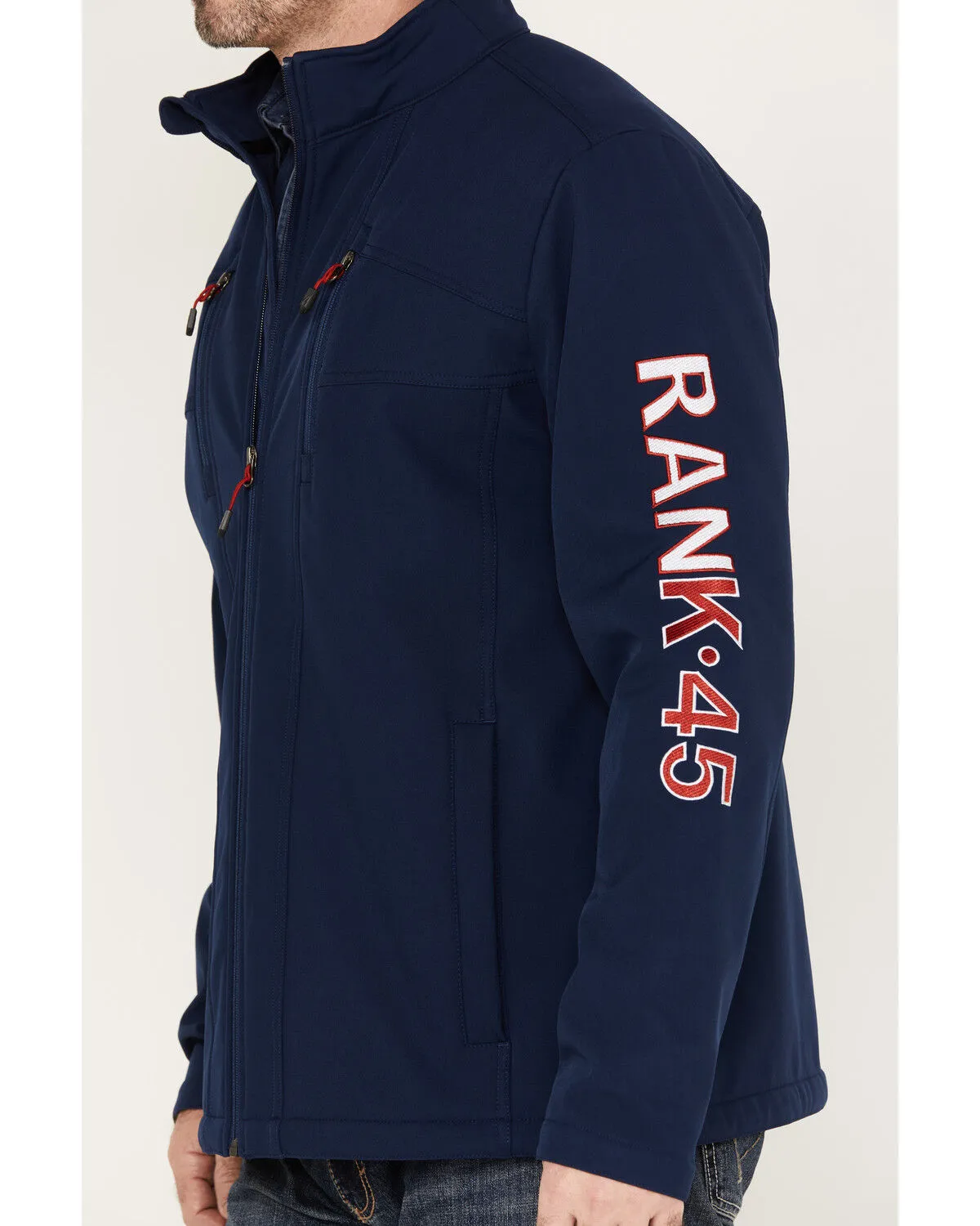 RANK 45® Men's Arlington Embroidered Softshell Jacket