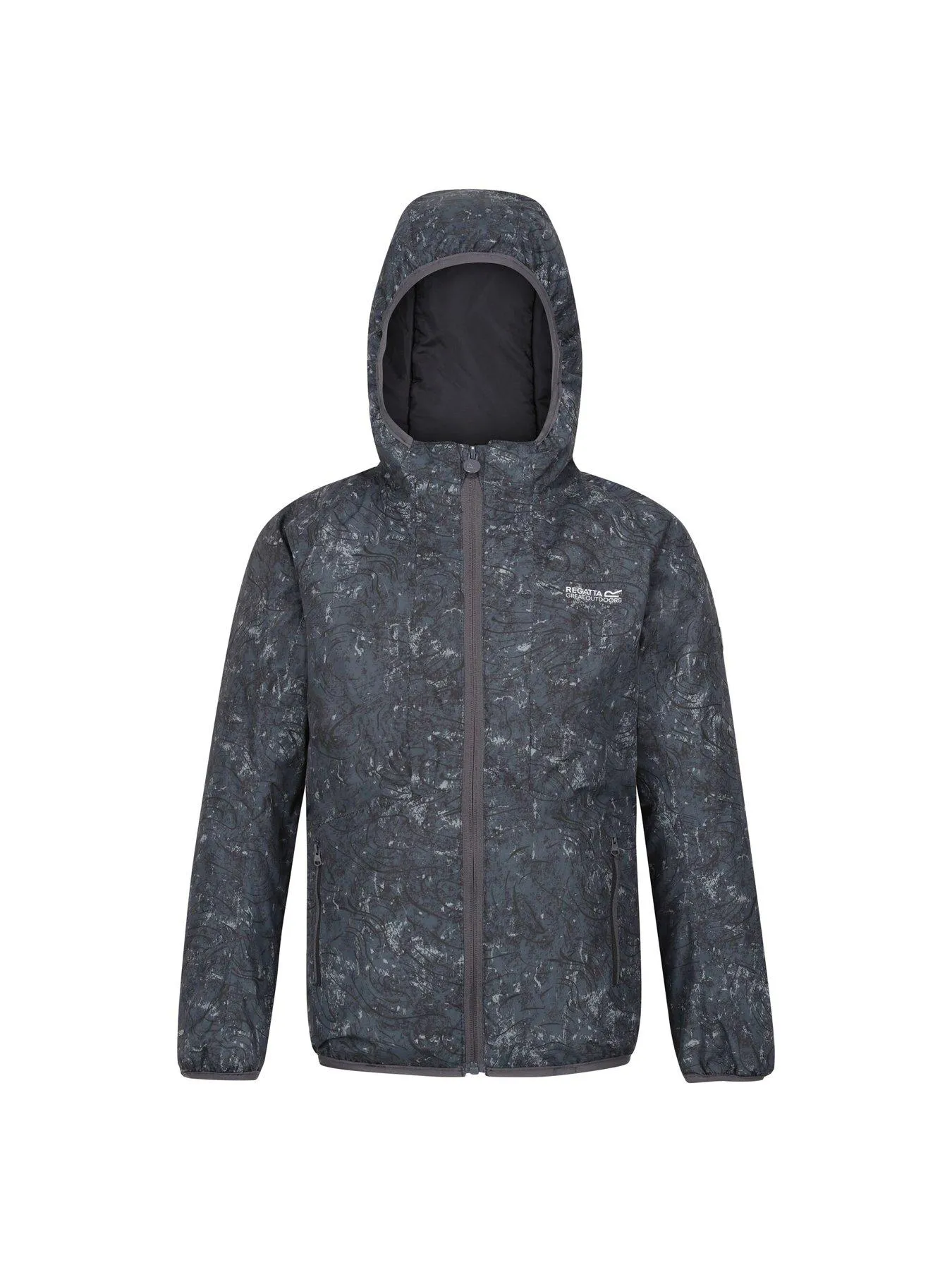 Regatta Unisex Volcanics VII Reflective Waterproof Jacket - Dark Grey