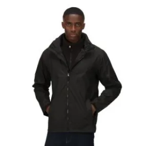 Regatta Mens Classic 3 in 1 Waterproof Jacket TRA150 Black