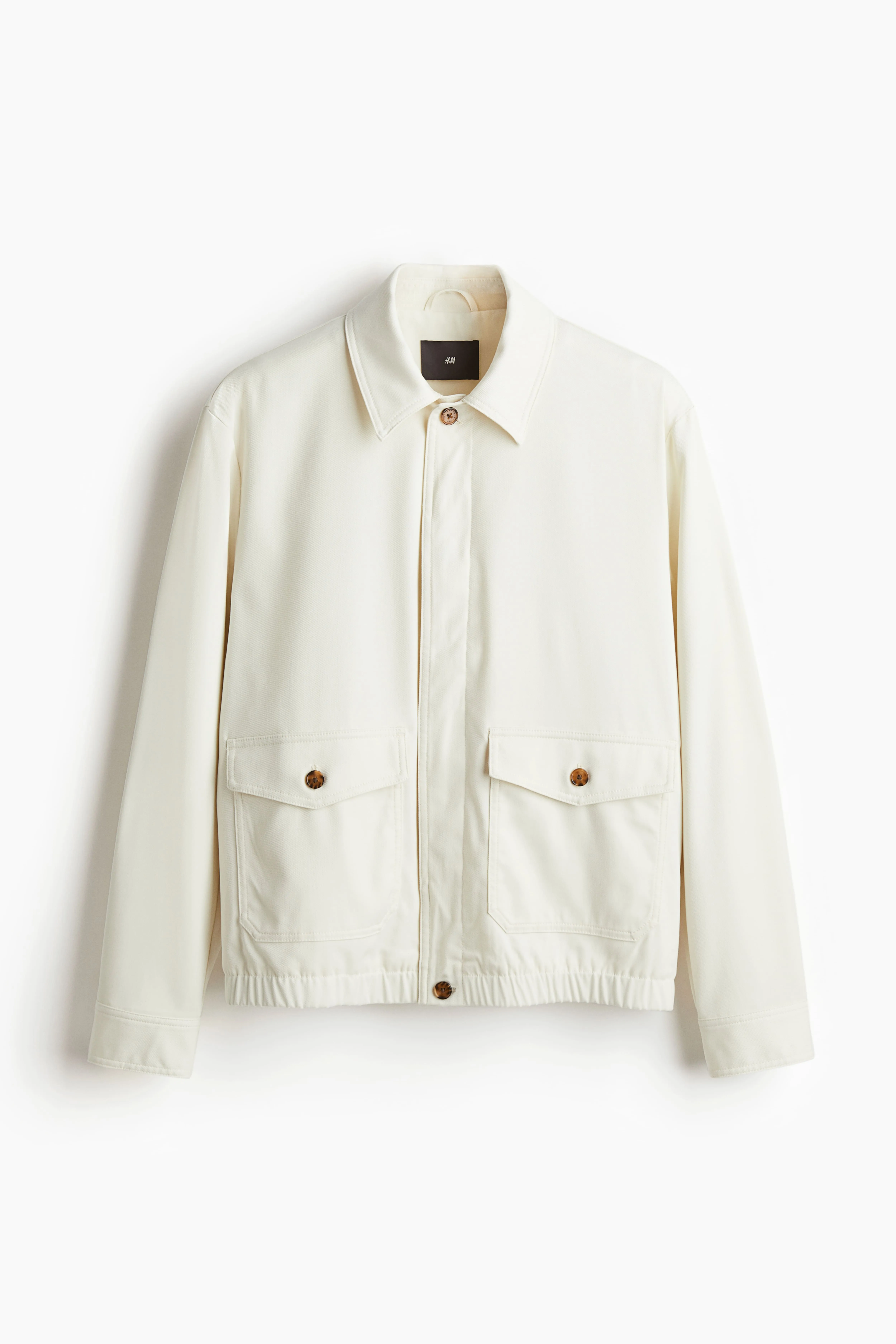 Regular Fit Jacket - Long sleeve - Regular length - Cream - Men | H&M GB